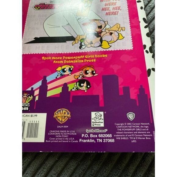 The Powerpuff Girls Coloring Book Y2k New Set With glitter crayons NEW NOS - Picture 7 of 12